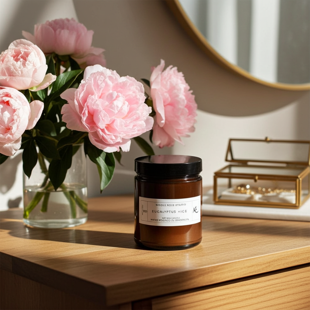 Eucalyptus + Ice Soy Wax Candle