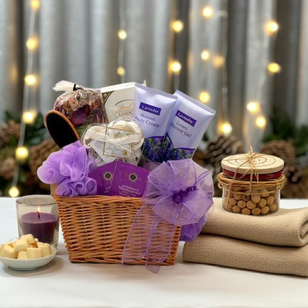 Lavender Relaxation Gift Basket