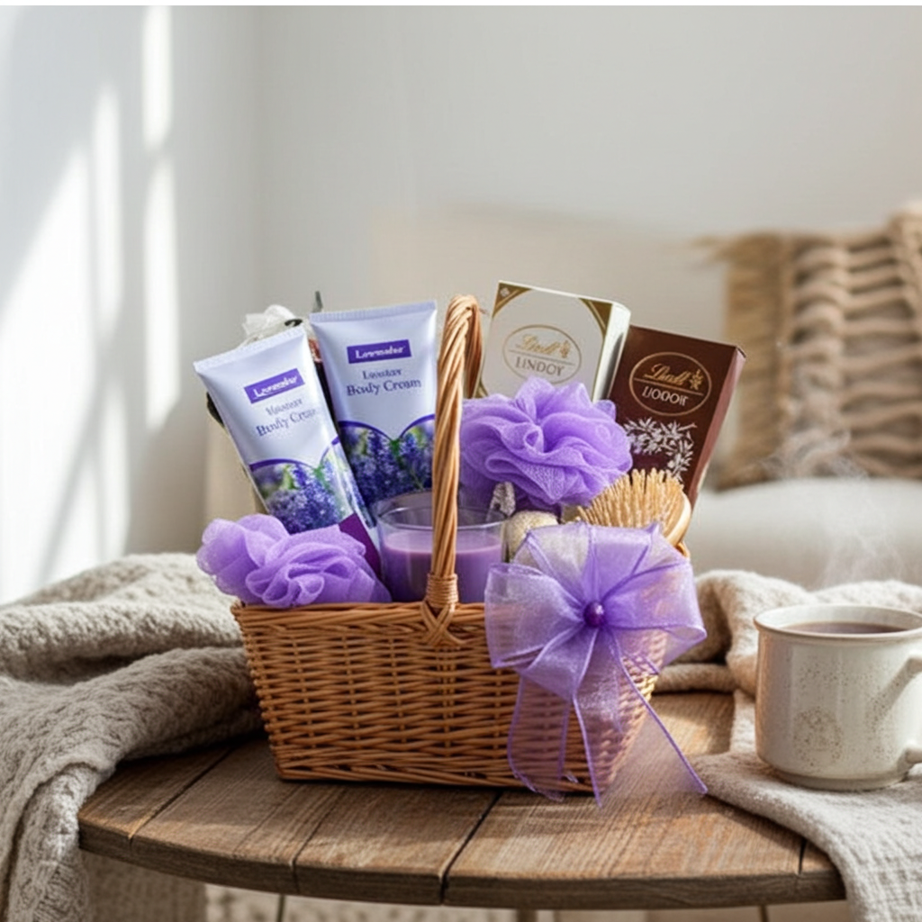 Lavender Relaxation Gift Basket