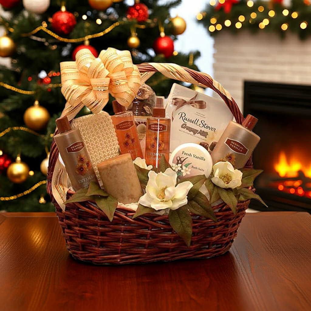 Vanilla Luxuries Gift Basket
