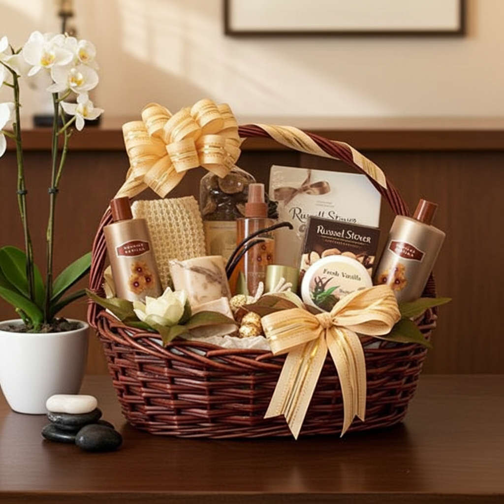 Vanilla Luxuries Gift Basket