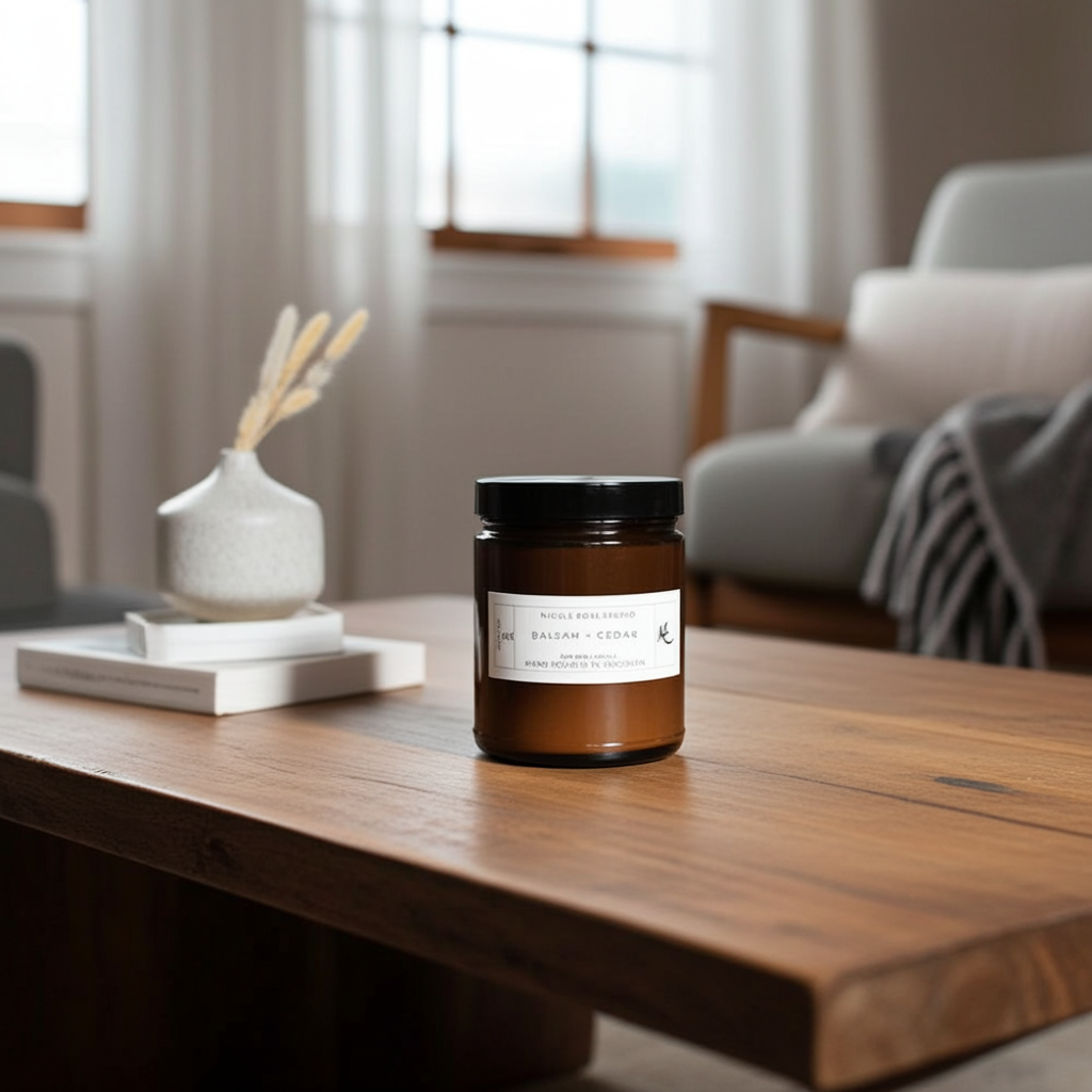 Balsam + Cedar Soy Wax Candle