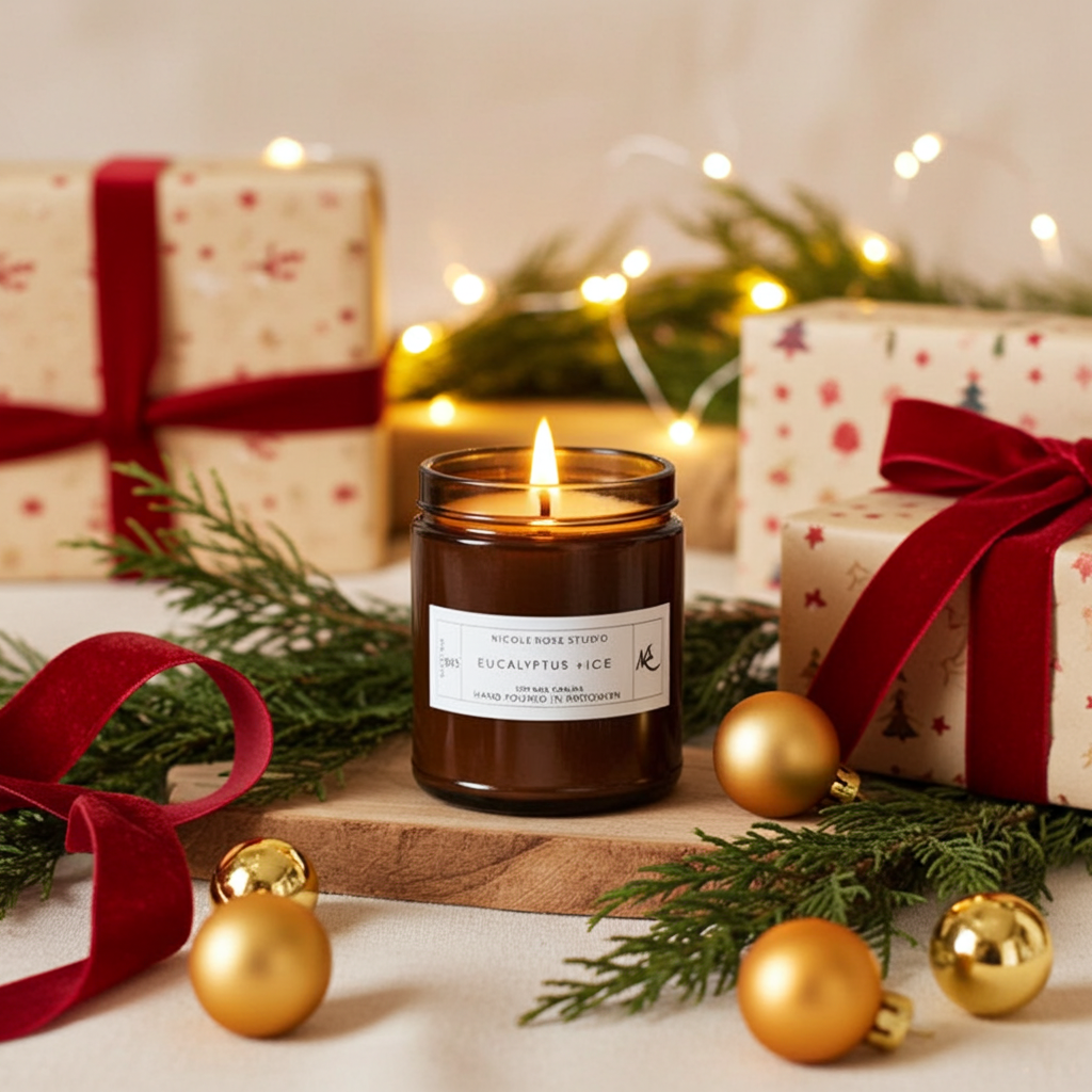 Eucalyptus + Ice Soy Wax Candle