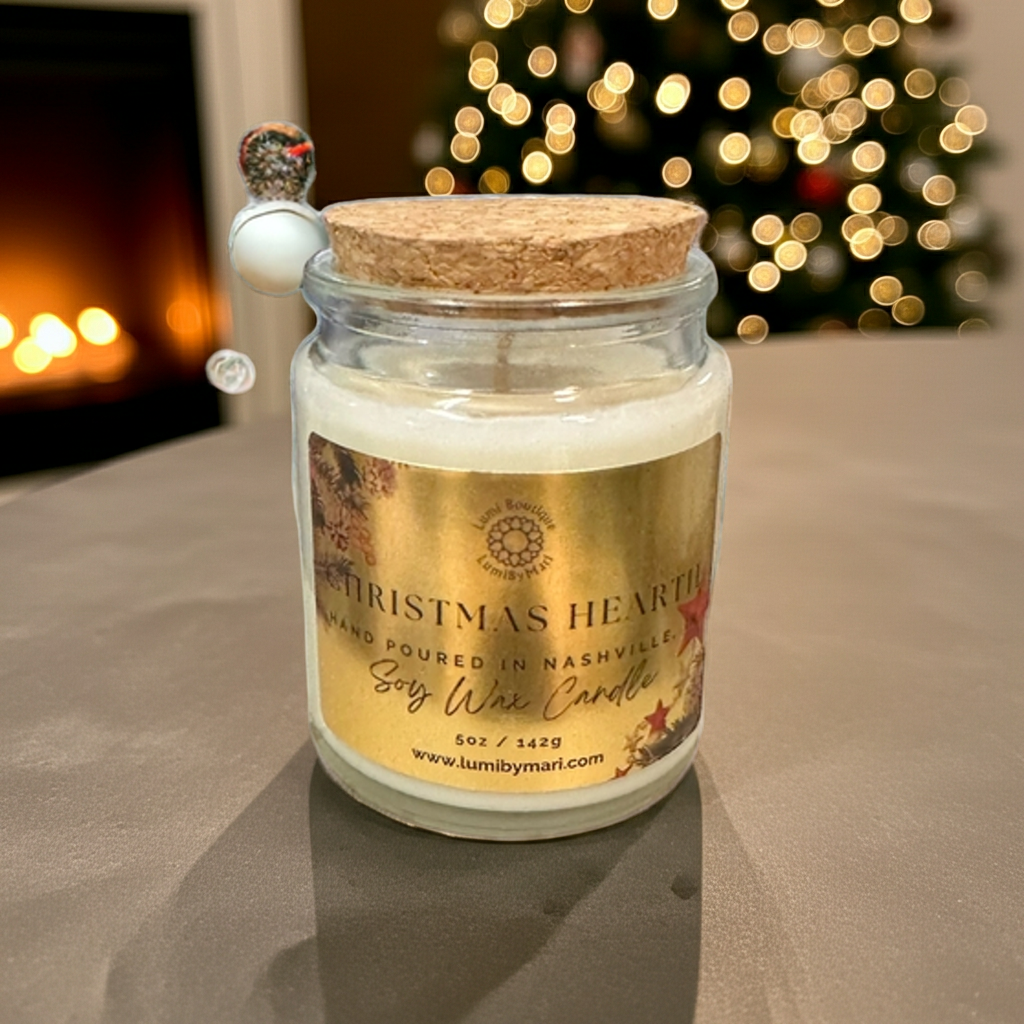 Christmas Hearth Candle