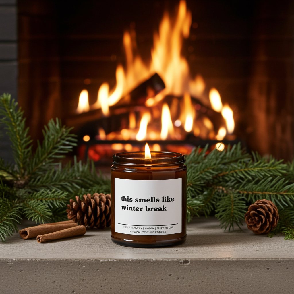 This Smells Like Winter Break Candle